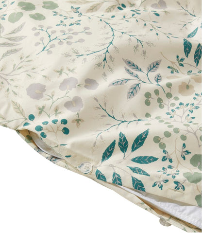 280-Thread-Count Pima Cotton Percale Comforter Cover Collection, Print L.L.Bean Classic
