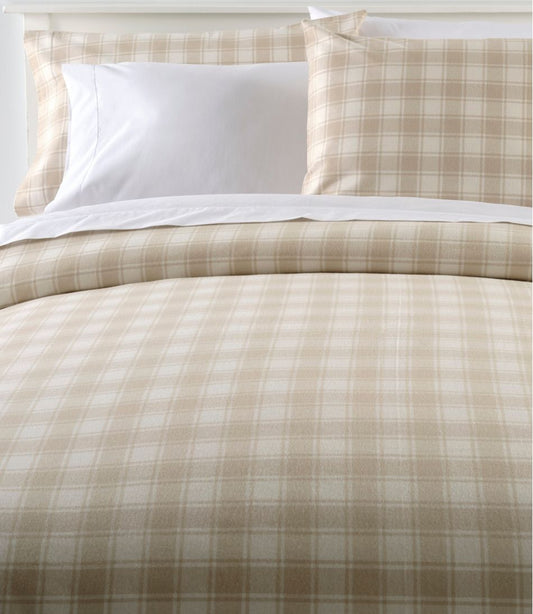 Ultrasoft Comfort Flannel Comforter Cover Collection, Check L.L.Bean Essential