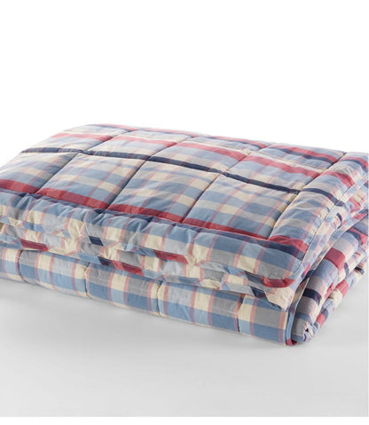 Ultrasoft Cotton Comforter, Plaid L.L.Bean Value