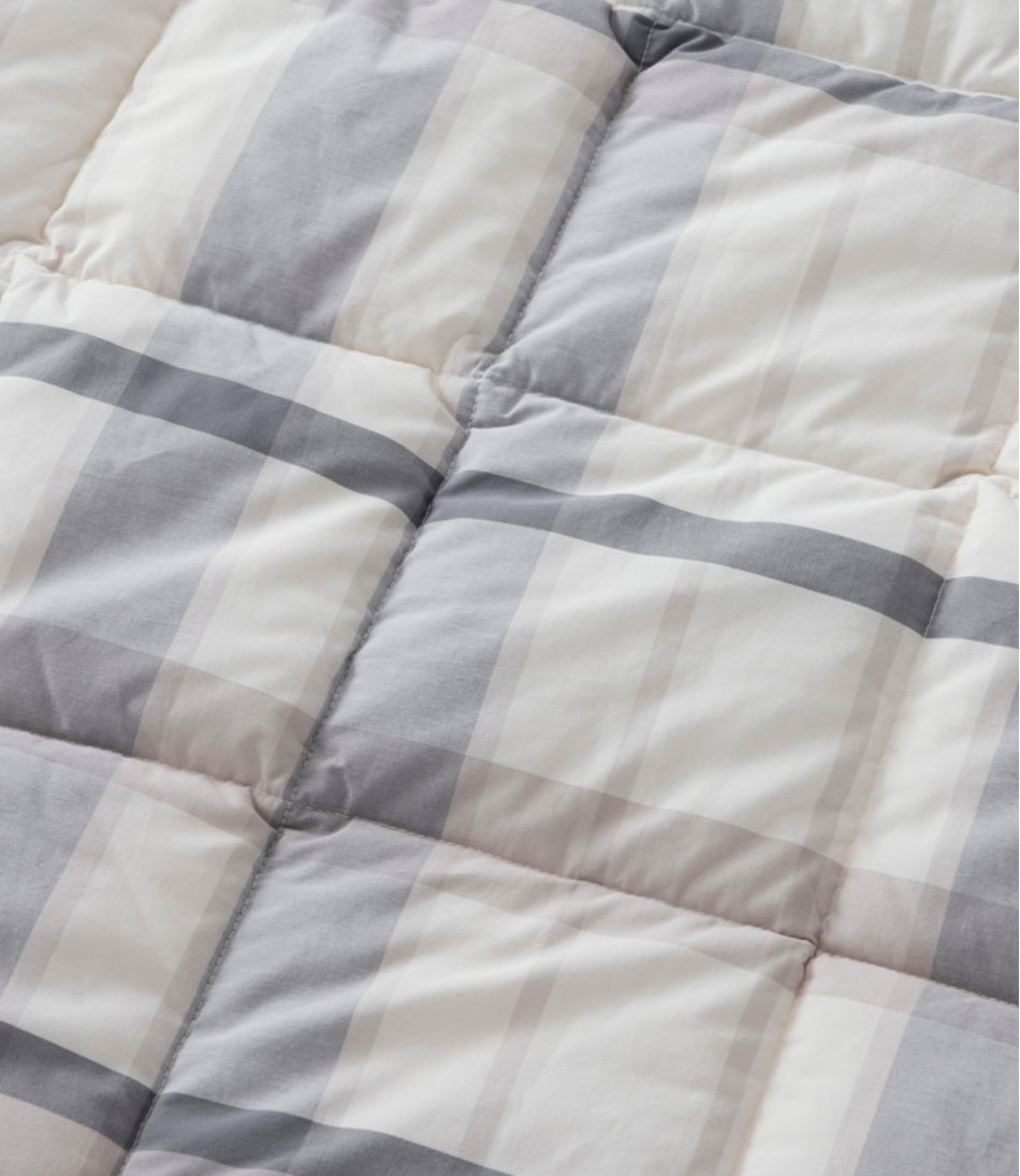 Ultrasoft Cotton Comforter, Plaid L.L.Bean Value