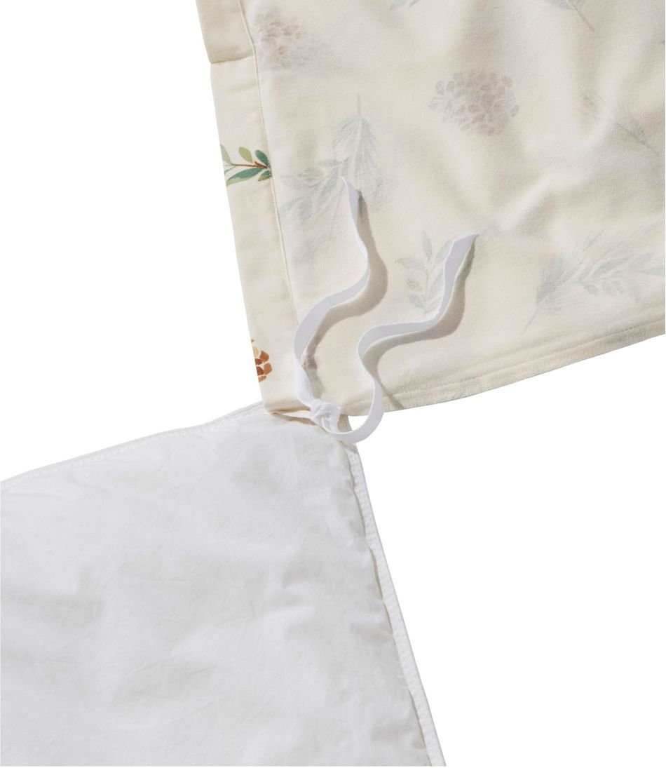 Evergreen Flannel Comforter Cover Collection L.L.Bean Essential