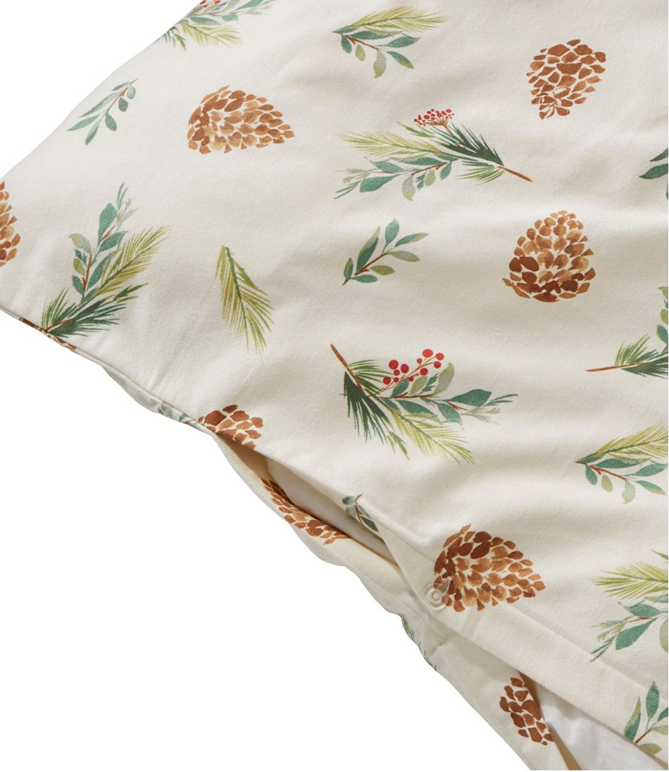 Evergreen Flannel Comforter Cover Collection L.L.Bean Essential
