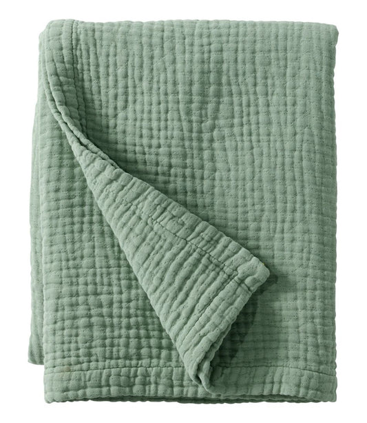Lightweight Cotton Gauze Throw L.L.Bean Recommended