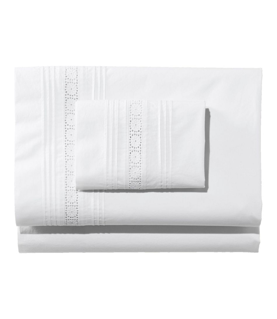Sunwashed Pintuck Sheet Collection L.L.Bean Essential