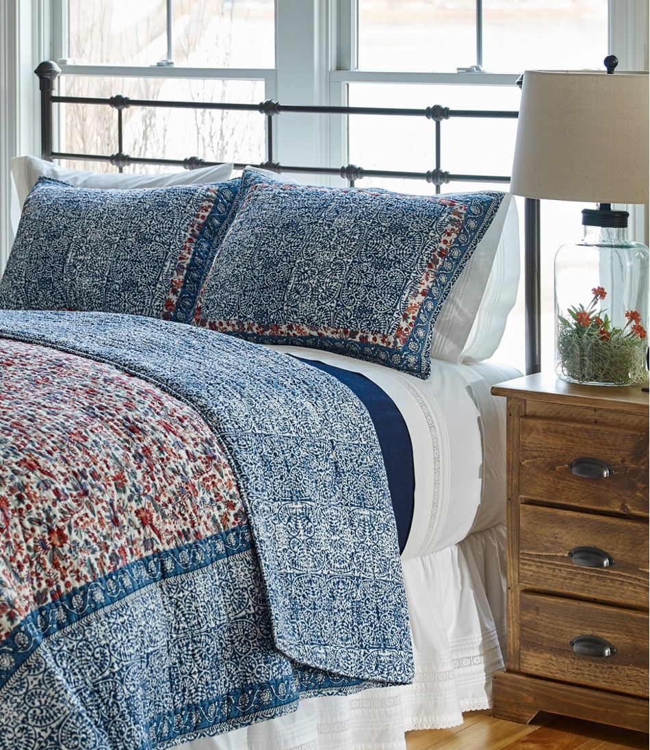Sunwashed Pintuck Sheet Collection L.L.Bean Essential