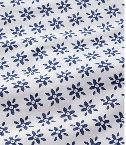 Sunwashed Percale Comforter Cover, Block Floral Print L.L.Bean Best Seller