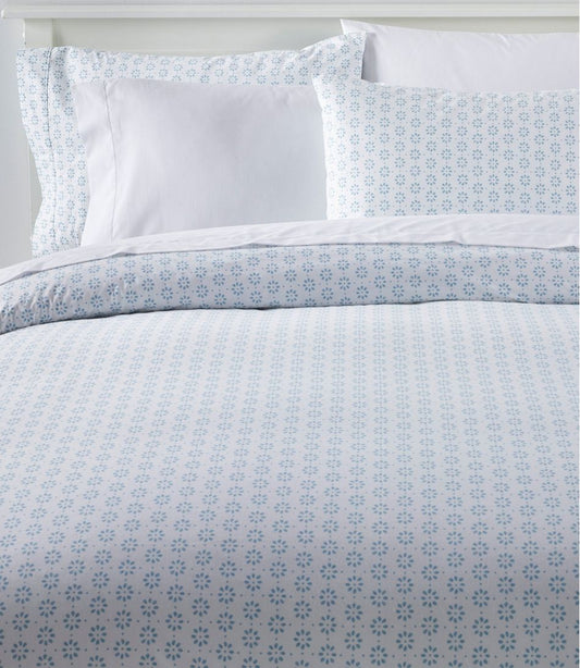 Sunwashed Percale Comforter Cover, Print L.L.Bean Essential