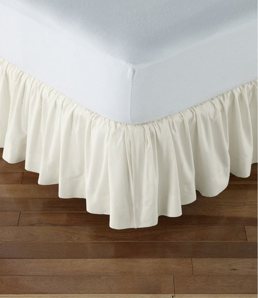 Chambray bed skirt L.L.Bean Everyday