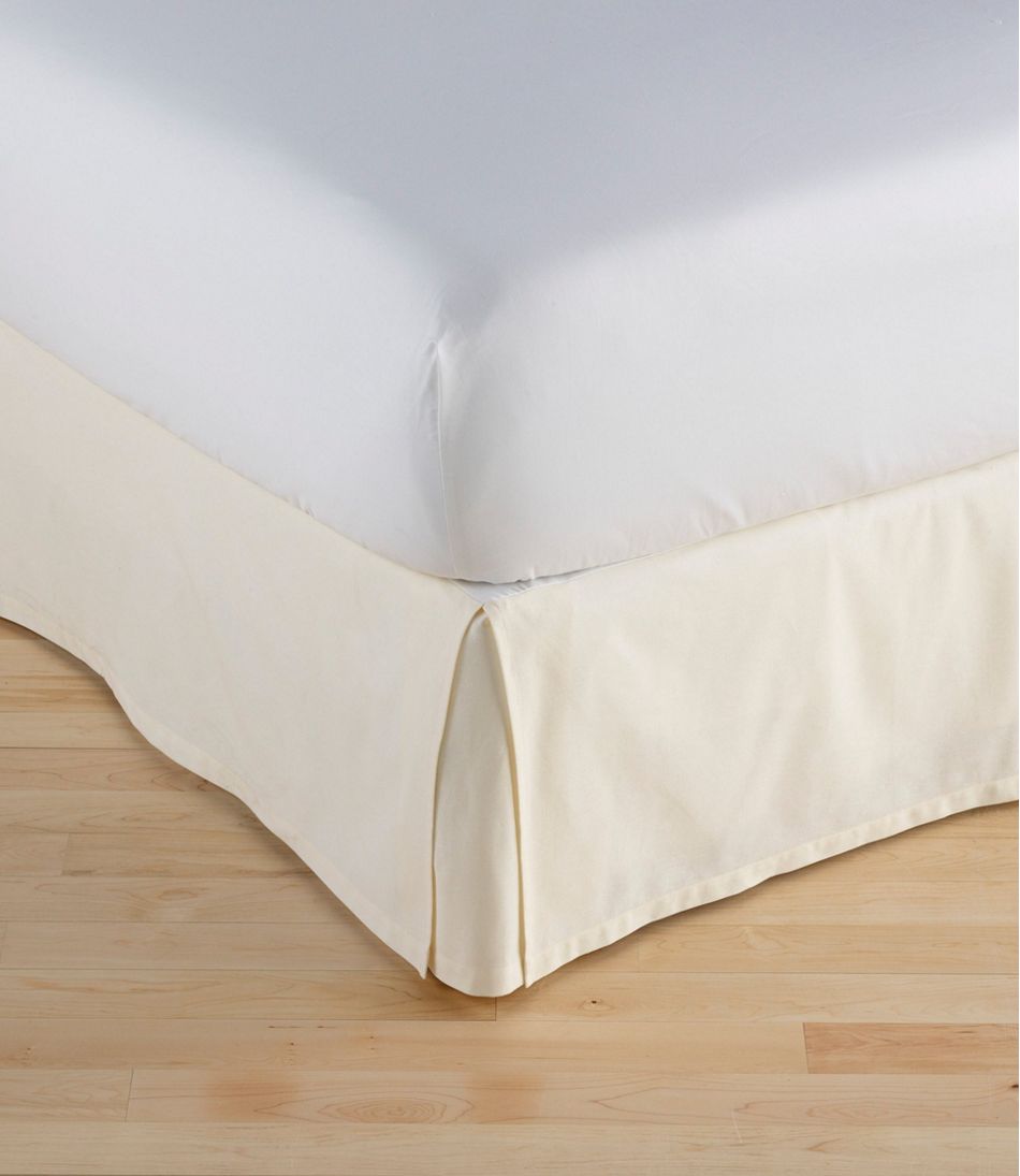 Box Pleat Bed Skirt L.L.Bean New
