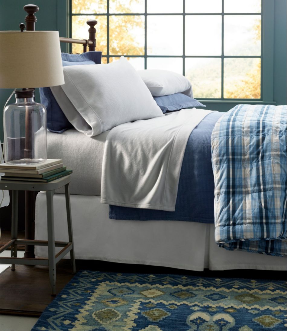 Box Pleat Bed Skirt L.L.Bean New