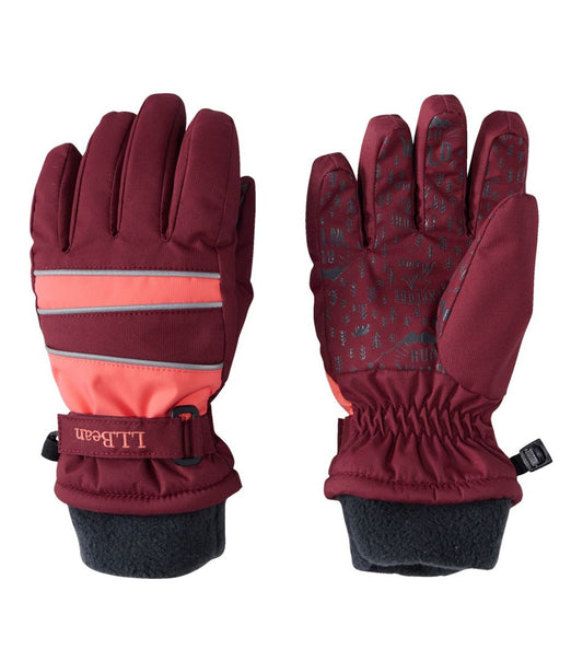 Kids' Wintry Mix Waterproof Gloves L.L.Bean Trending