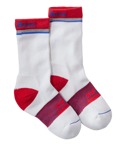 White / Vibrant Red,Small