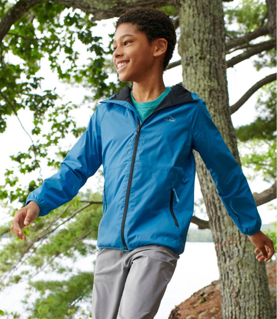 Kids' Wind and Rain Jacket, Lined L.L.Bean New