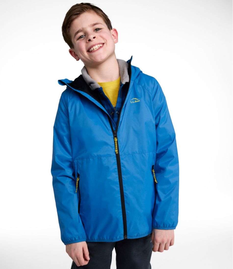 Kids' Wind and Rain Jacket, Lined L.L.Bean New