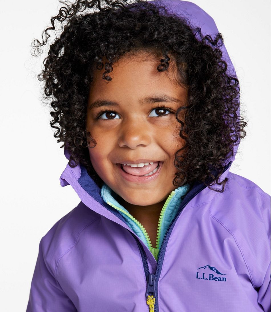 Kids' Wind and Rain Jacket, Lined L.L.Bean New