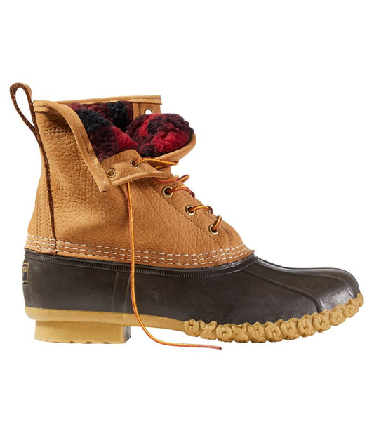 Men's Bean Boots, 8" Fleece-Lined Insulated L.L.Bean Best Seller