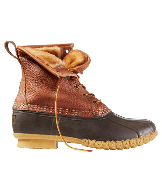 Men's Bean Boots, 8" Shearling-Lined Insulated L.L.Bean Top Pick