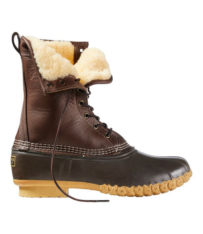 Men's Bean Boots, 10" Shearling-Lined L.L.Bean Everyday