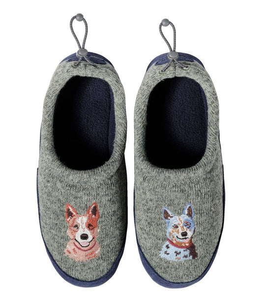 Kids' Sweater Fleece Slippers, Motif L.L.Bean New