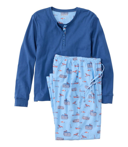 Women's Cozy PJ Set, Print L.L.Bean Top Pick