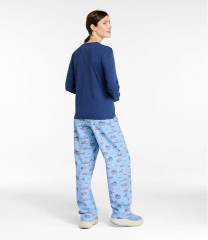 Women's Cozy PJ Set, Print L.L.Bean Top Pick
