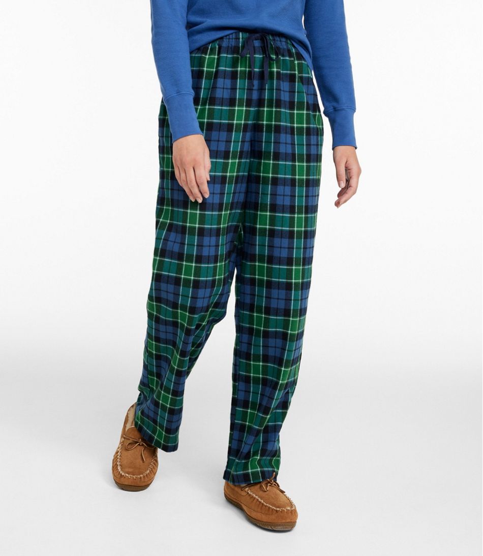 Women's L.L.Bean Flannel Sleep Pants, Plaid L.L.Bean New