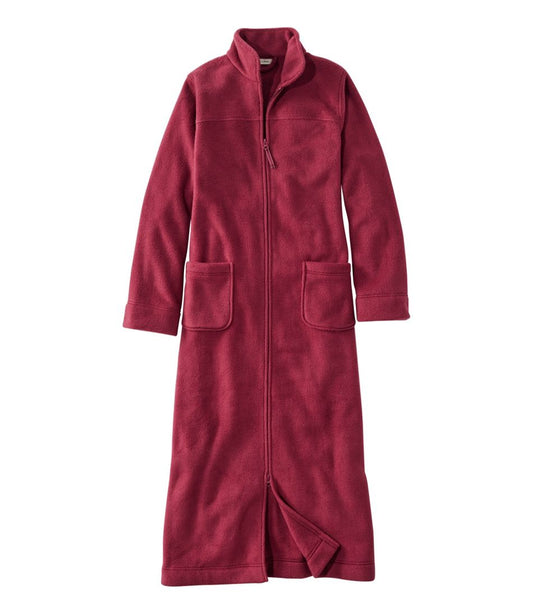 Women's Winter Fleece Robe, Zip-Front L.L.Bean Featured
