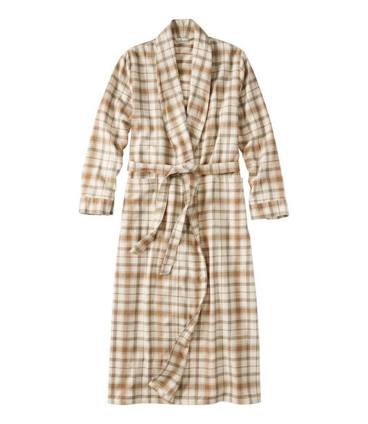 Women's Scotch Plaid Flannel Robe L.L.Bean Popular
