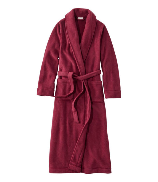 Women's Winter Fleece Robe, Wrap-Front L.L.Bean Recommended