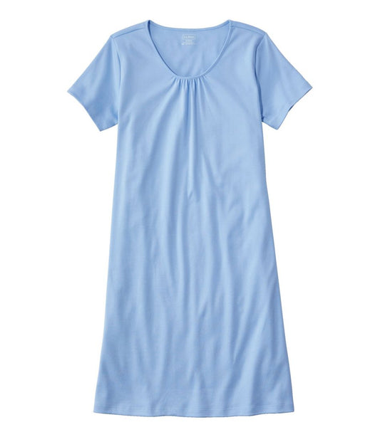 Women's Supima® Nightgown, Short-Sleeve L.L.Bean Value