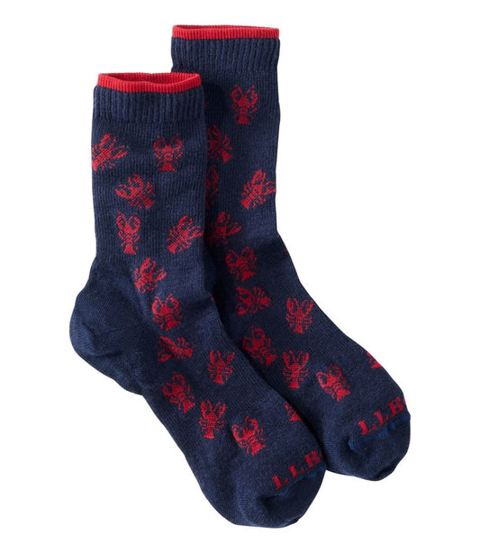 Adults' L.L.Bean Maine Motif Socks L.L.Bean Everyday