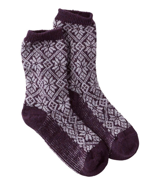 Adults' Smartwool Everyday Traditional Snowflake Crew Socks L.L.Bean Best Seller