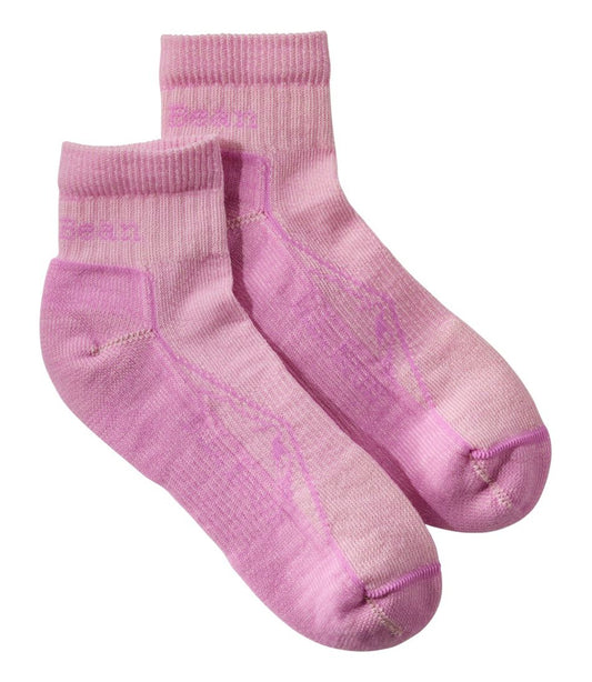 Adults' Cresta Wool Lightweight Hiking Socks, Quarter-Crew L.L.Bean Essential