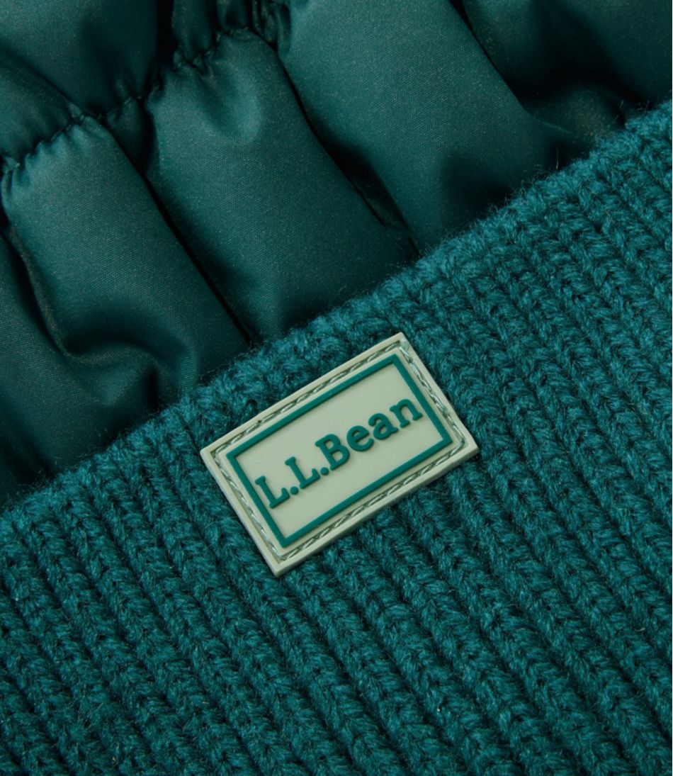 Women's Puffer Pom Hat L.L.Bean New