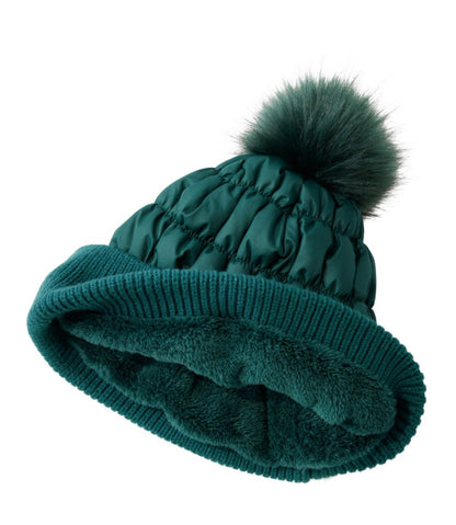 Women's Puffer Pom Hat L.L.Bean New