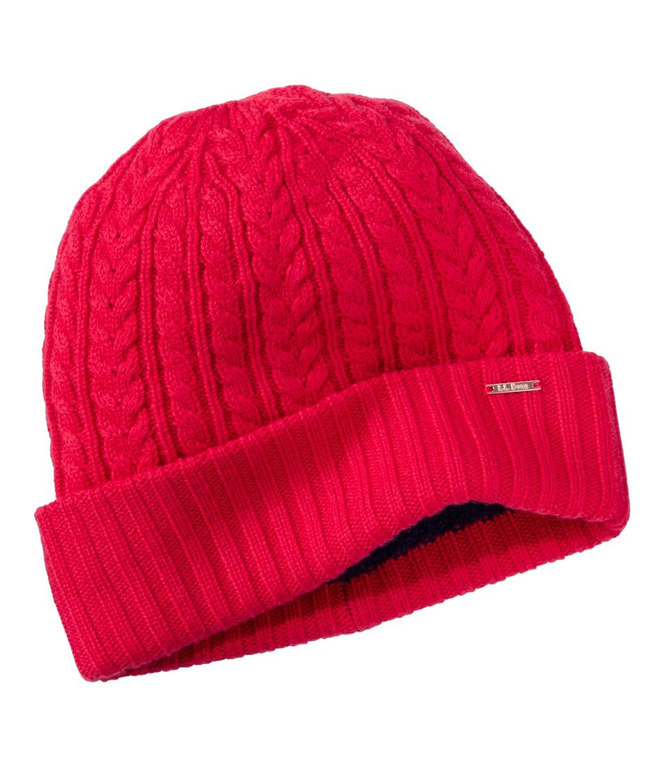 Women's Heritage Cable Hat L.L.Bean Recommended