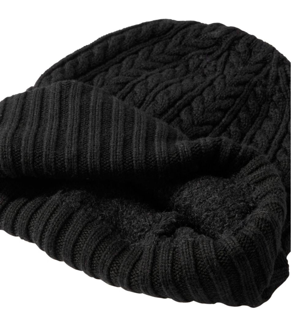 Women's Heritage Cable Hat L.L.Bean Recommended