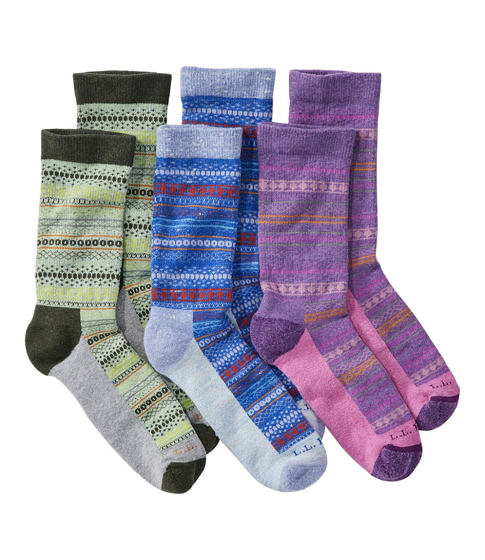 Fair Isle 3 Pack,Small