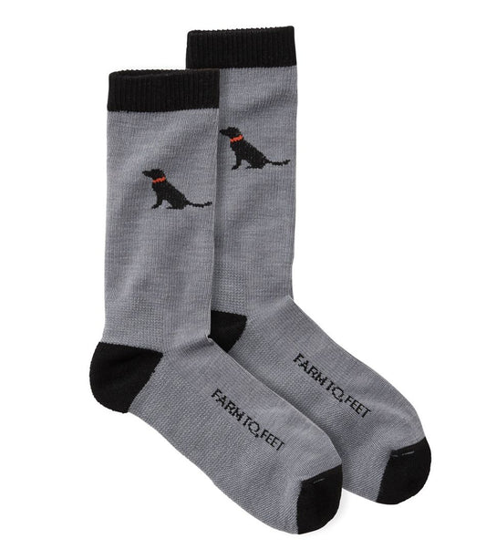 Adults' Farm to Feet Sunderland Crew Socks, Light Cushion L.L.Bean Value