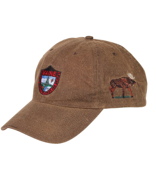 Adults' MIF&W Waxcloth Hat, Moose L.L.Bean Everyday