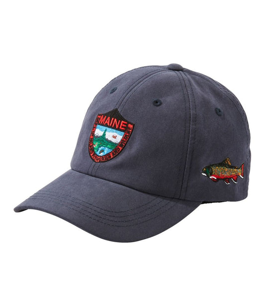 Adults' MIF&W Baseball Cap, Brook Trout L.L.Bean New