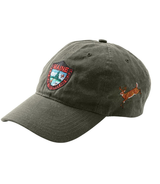 Adults' MIF&W Waxcloth Hat, White-Tailed Deer L.L.Bean Featured