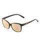 Shiny Brown Demi/Brown with Rose Gold Mirror