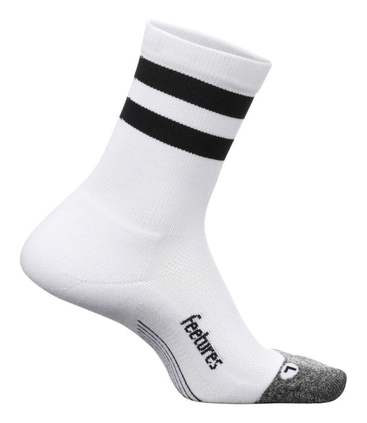 Adults' Feetures Mini Crew Stripe Light Cushion Socks L.L.Bean Popular