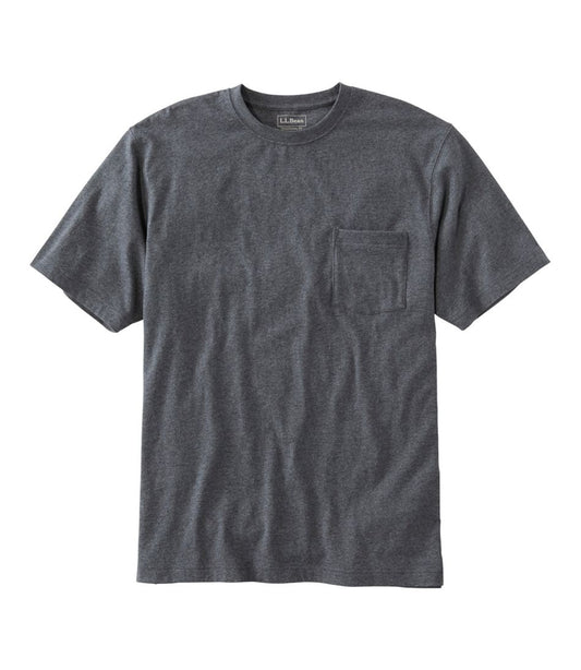 Men's Carefree Unshrinkable Tee with Pocket, Traditional Fit L.L.Bean Value