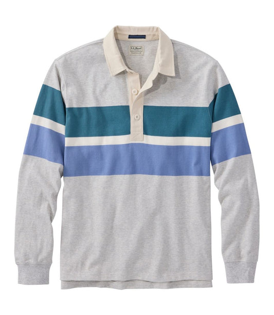 Men's Bean's Vintage Soft Rugby, Chest Stripe L.L.Bean Value