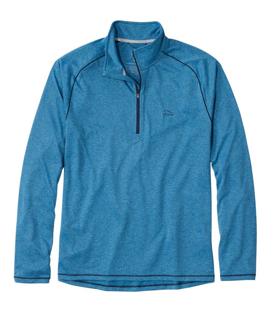 Men's Bean's Access Trail Tee, Quarter-Zip L.L.Bean New