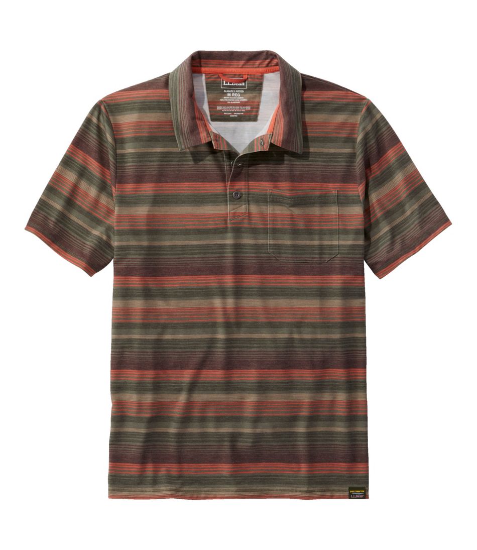 Men's Everyday SunSmart® Polo 2.0, Short-Sleeve Stripe L.L.Bean Recommended