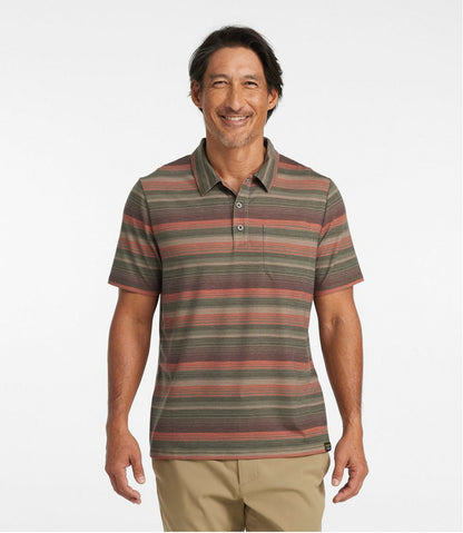 Men's Everyday SunSmart® Polo 2.0, Short-Sleeve Stripe L.L.Bean Recommended
