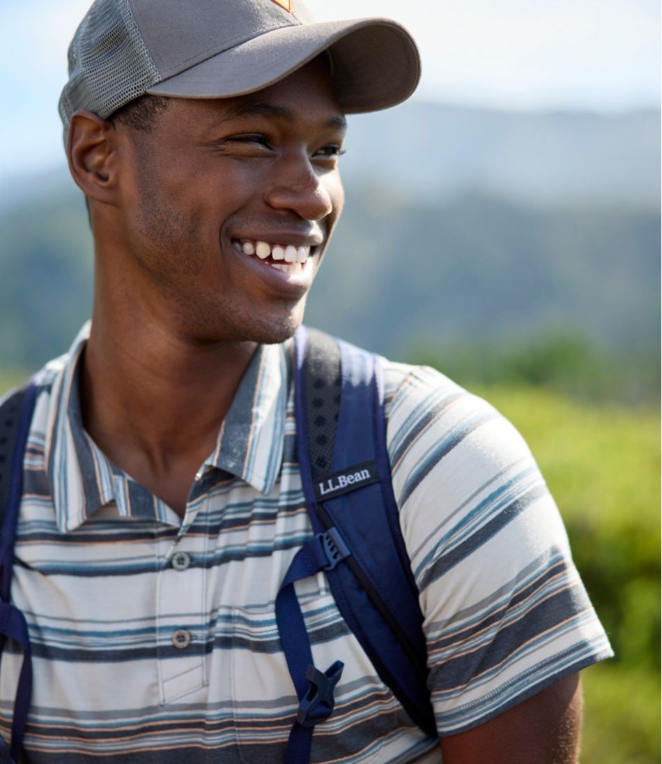 Men's Everyday SunSmart® Polo 2.0, Short-Sleeve Stripe L.L.Bean Recommended